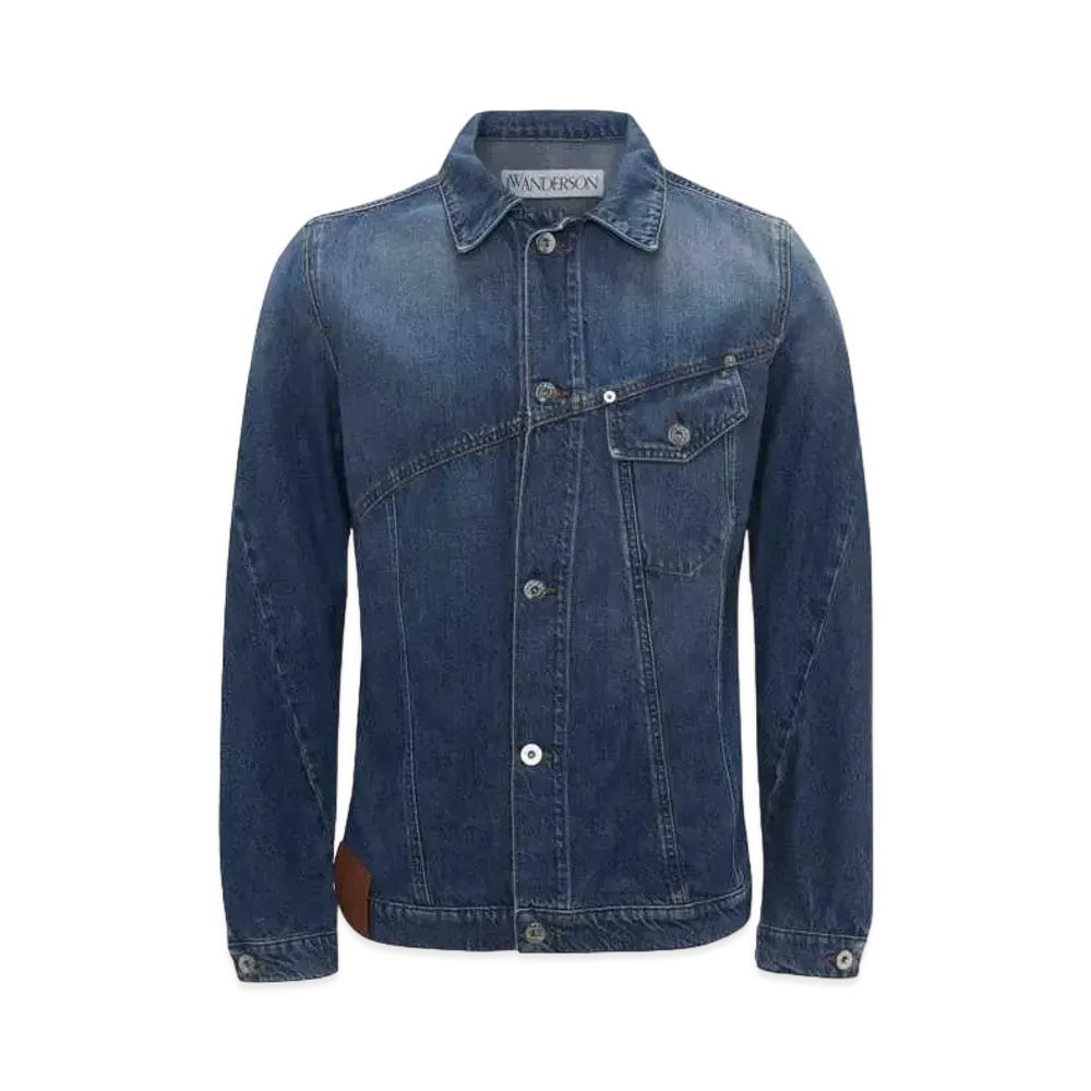 JW ANDERSON Twisted Denim Jacket "Light Blue"
