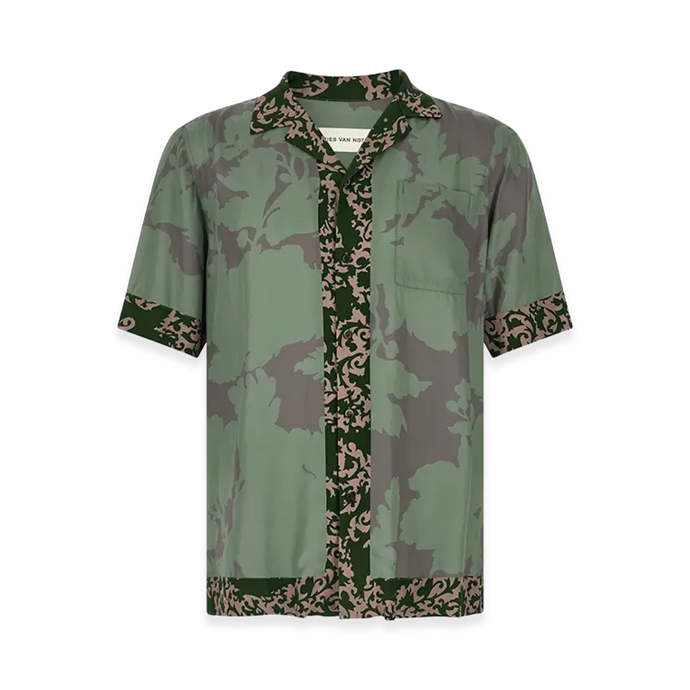DRIES VAN NOTEN 'Carltone' Shirt "Green"