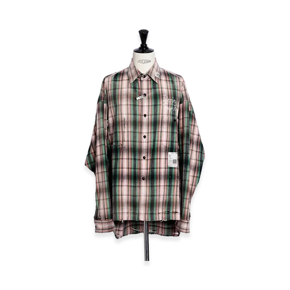 Maison MIHARA YASUHIRO Vintage Like Check Shirt "Pink"