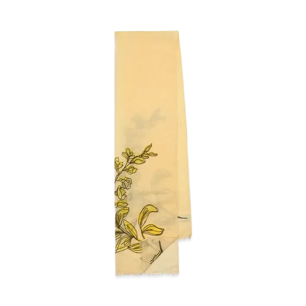 Paul Smith Laurel Leaf Scarf "Ecru"