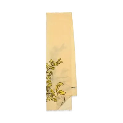 Paul Smith Laurel Leaf Scarf "Ecru"