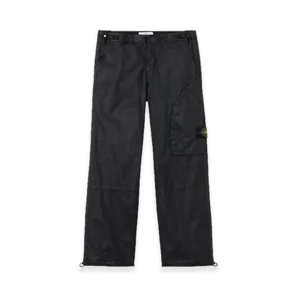 Stone Island 3100010 Organic Look Nylon Panama-TC "Black"