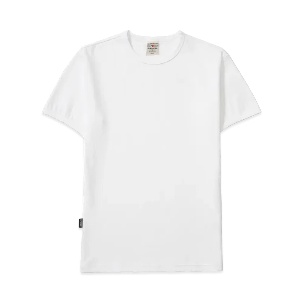 AVIREX Daily Wear Rib S/S T-Shirt "White C"