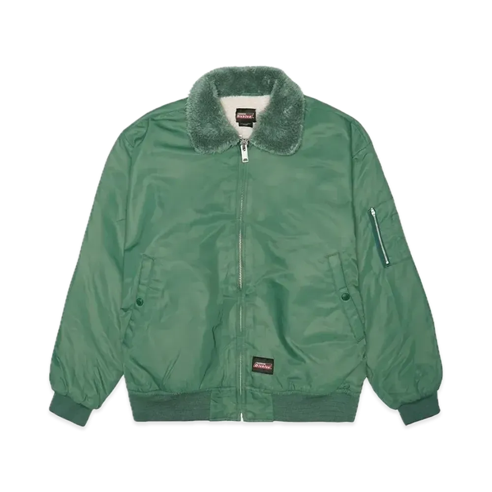 Supreme x Dickies Fur Collar Bomber Jacket "Work Green"