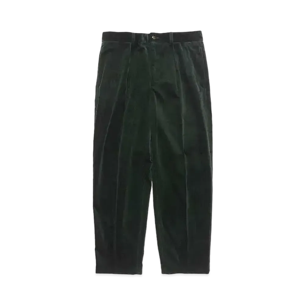 WACKO MARIA Corduroy Pleated Trousers (Type-2) "Green"