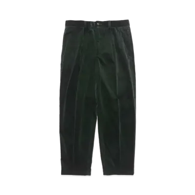 WACKO MARIA Corduroy Pleated Trousers (Type-2) "Green"
