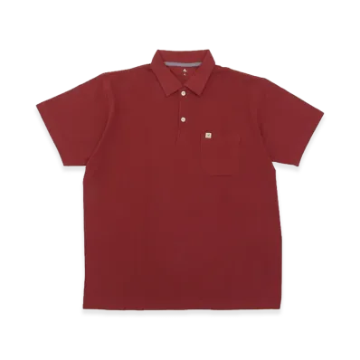 mont-bell KAMICO Polo Shirt "Wine Red"
