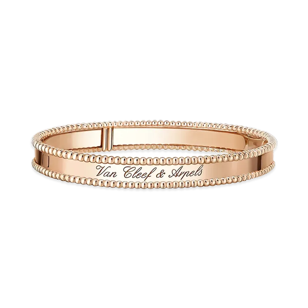 Van Cleef & Arpels Perlee signature bracelet medium model "18K Rose gold"