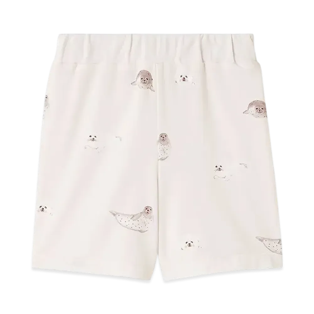 GELATO PIQUE Baby Cool Sensation To The Touch Seal Pattern Shorts "Pink"