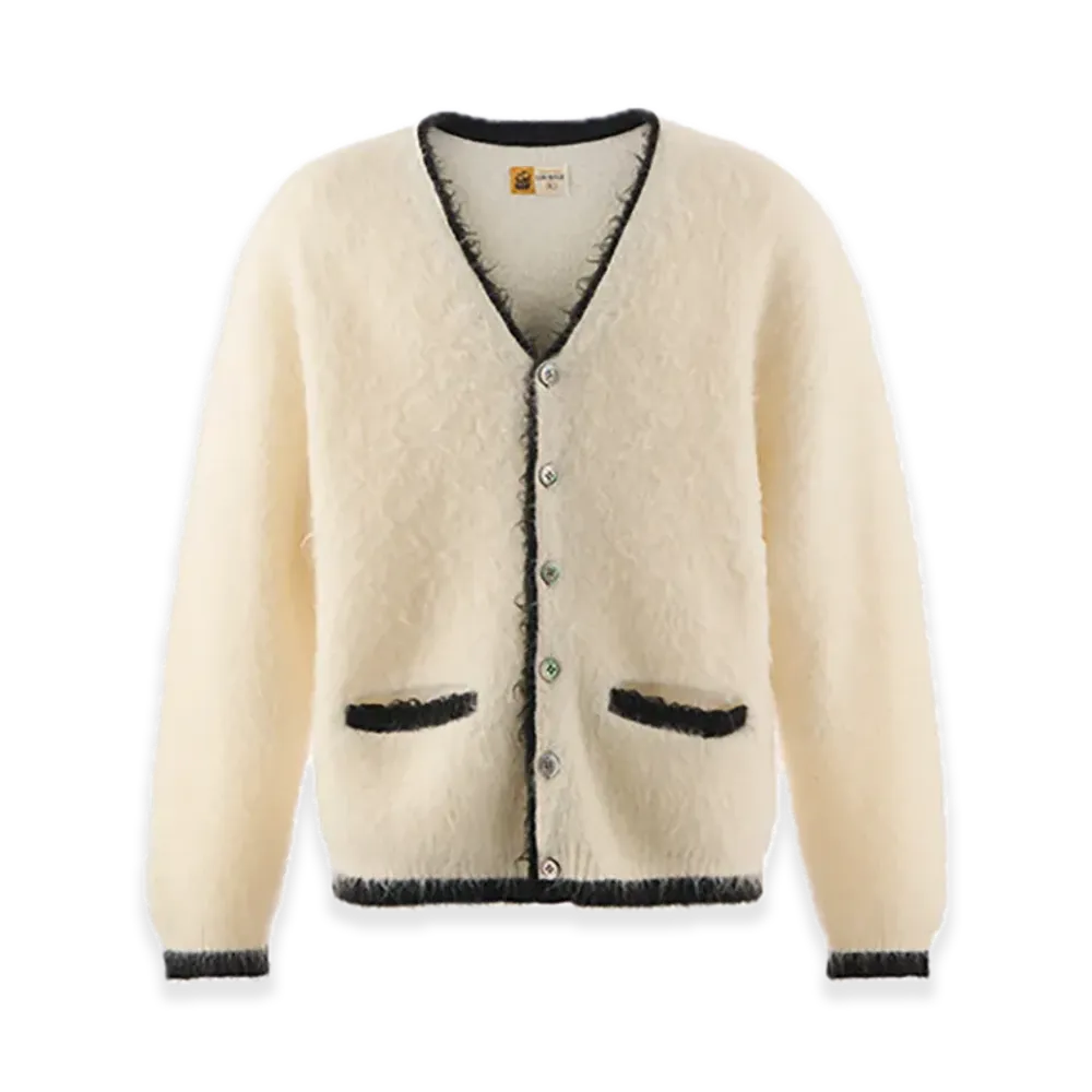 SAINT Mxxxxxx Knit Cardigan Trim "White"