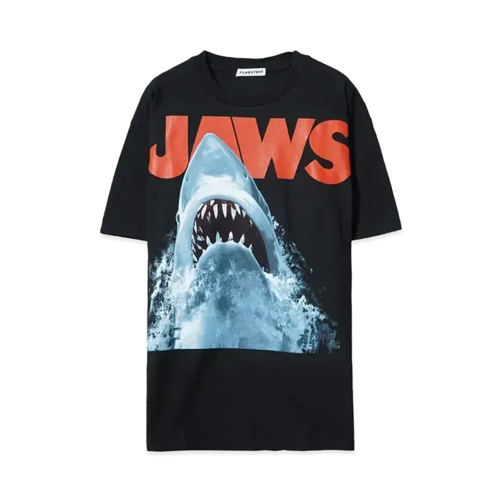 F-LAGSTUF-F JAWS DONT GO TEE "BLACK"