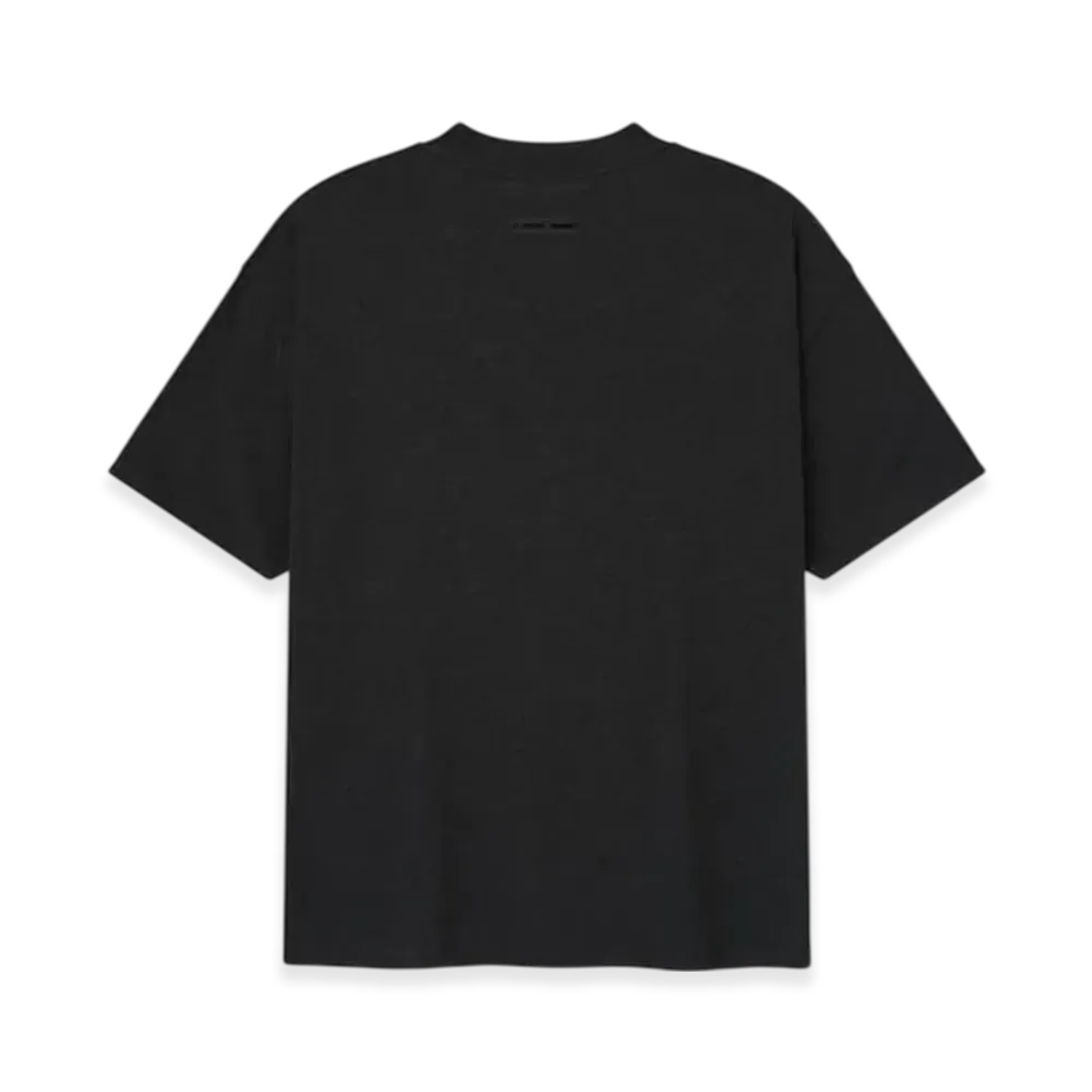 FEAR OF GOD ESSENTIALS Embroidered Essential Tee "Vintage Black"