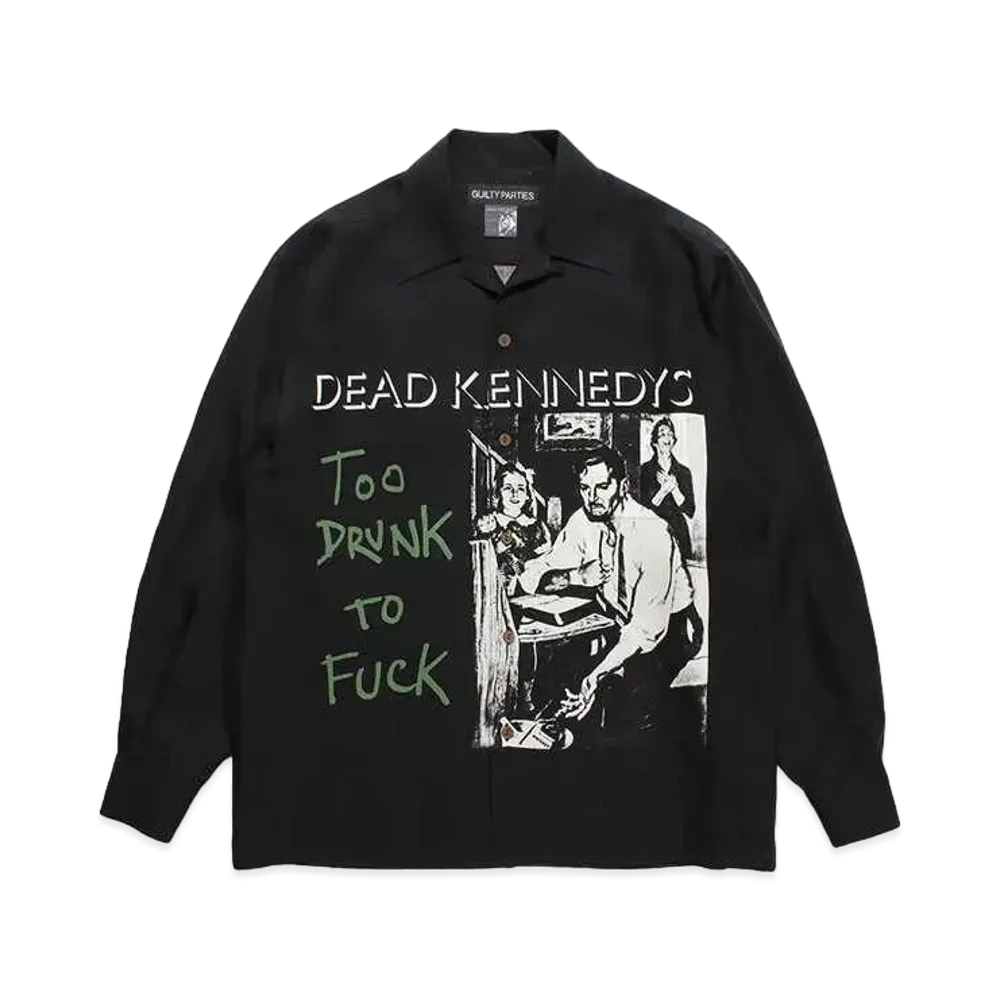 WACKO MARIA x DEAD KENNEDYS / Hawaiian Shirt Type-1 "Black"