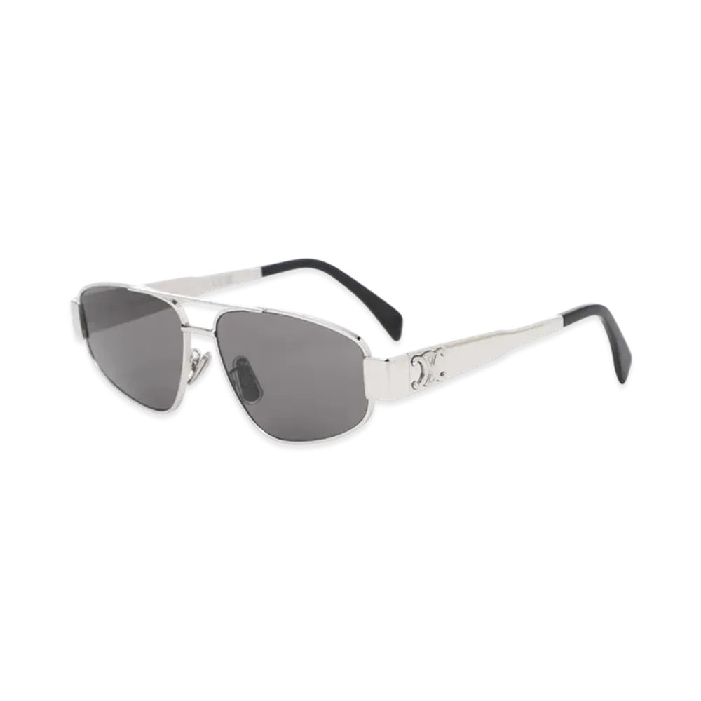 CELINE Triomphe Metal 03 "Silver/Smoke"