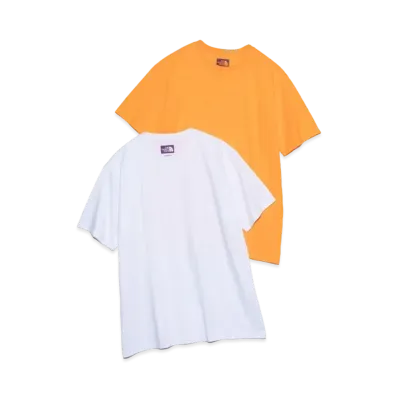 The North Face PURPLE LABEL Pack Field Tee "White x Orange"