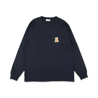 WIND AND SEA Sea Bear L/S Tee (ORG) "Navy"