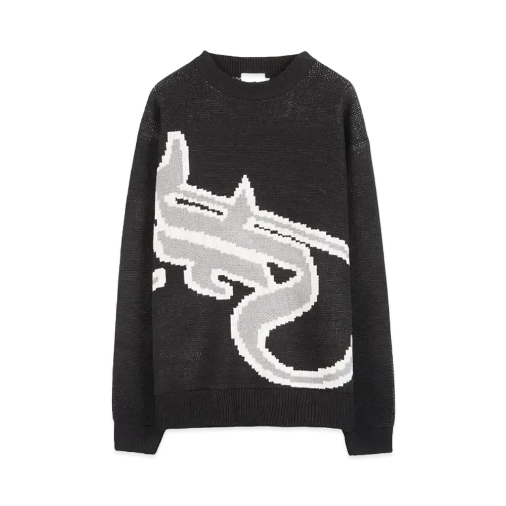 FTW PATTERN KNIT SWEATER "LOGO"