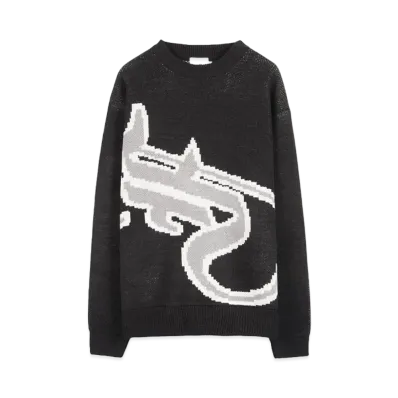 FTW PATTERN KNIT SWEATER "LOGO"