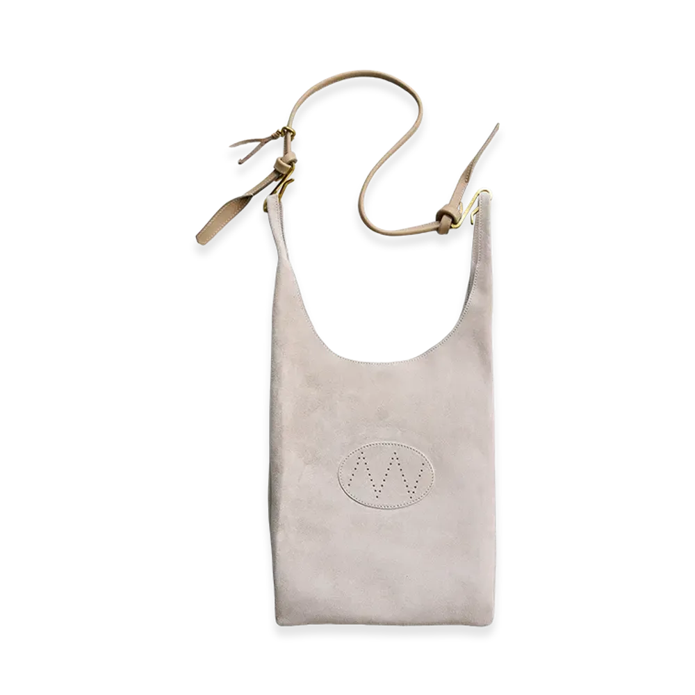 NICENESS S.O.Lowe Suede Leather Shoulder Strap Bag "Light Beige"