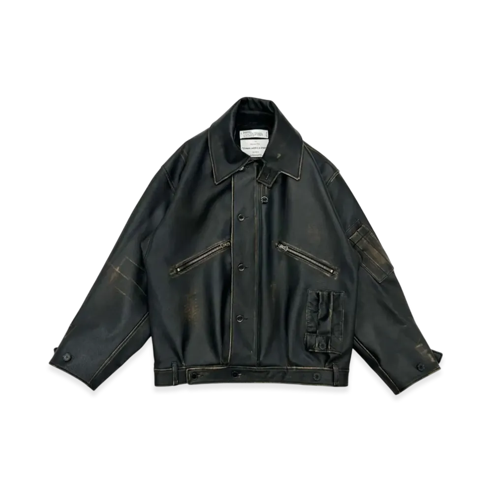 DAIRIKU "Inception" Leather MK3 Jacket "Black"