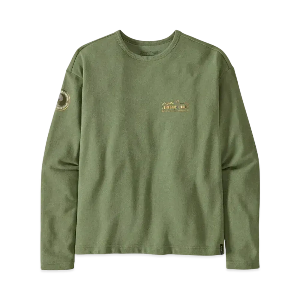 Patagonia Women's Lightweight Unity Fitz Wildrise Crew "Terrain Green"