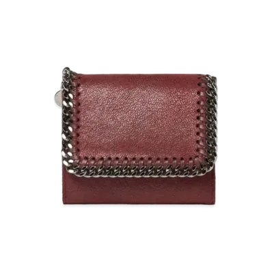 Stella McCartney Falabella Small Flap Wallet "Ruby"