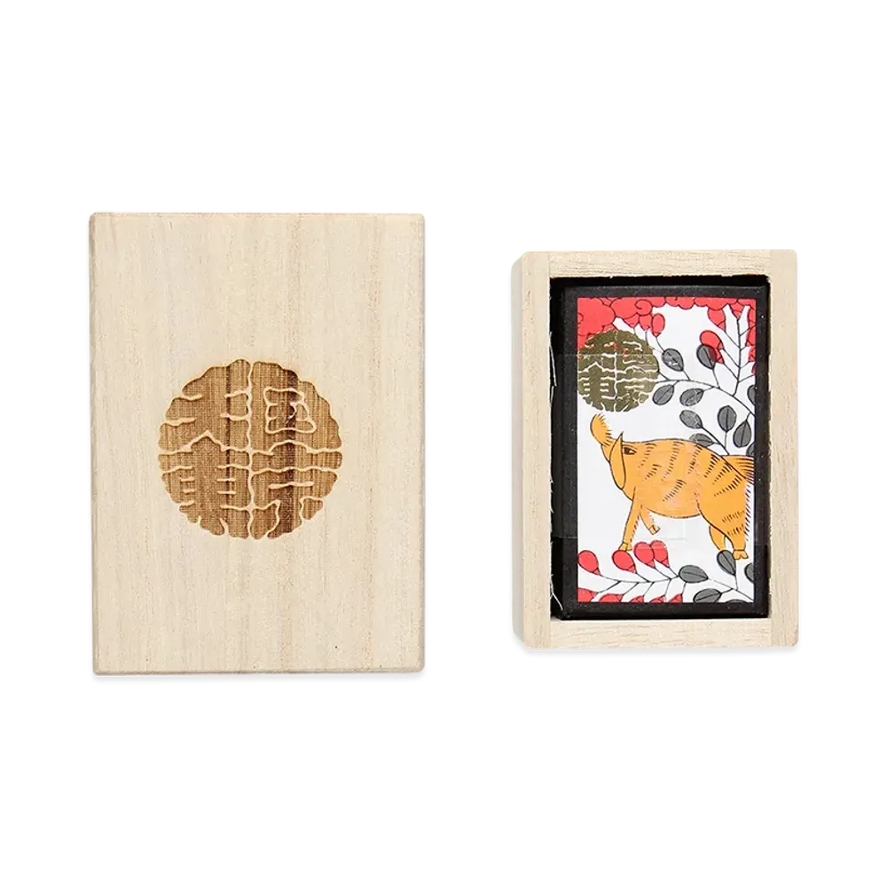 WACKO MARIA Kyoto Oishi Tengudo Hanafuda "Wood/Black"