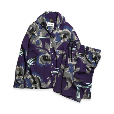 NEEDLES x NOMA t.d.Italian Collar Shirt "Purple"