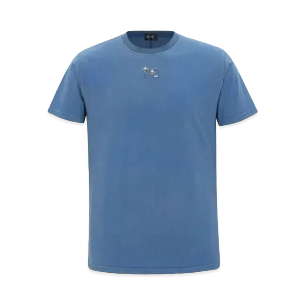 THUG CLUB Back T-Shirt Slim "Blue"