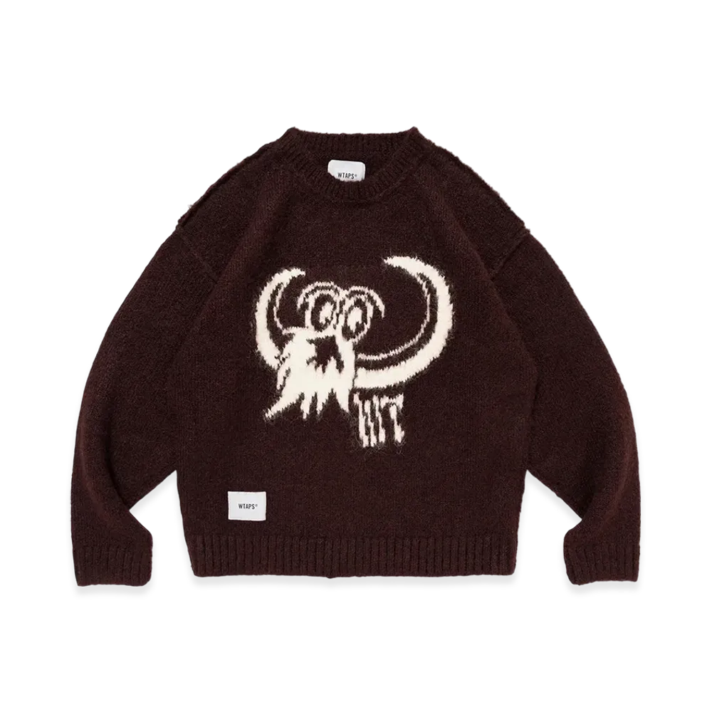 WTAPS Crew Neck BVO / Sweater / WOPL "Burgundy"