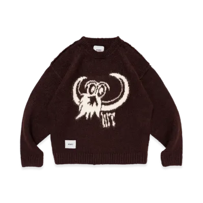 WTAPS Crew Neck BVO / Sweater / WOPL "Burgundy"