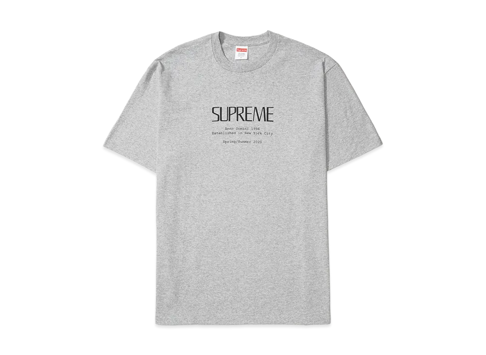 Supreme Anno Domini Tee "Grey"