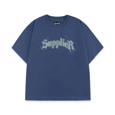 Supplier Splash Rhinestone Iron Logo Tee "Blue"
