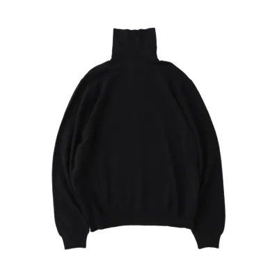 COMOLI x Scott & Charters Turtle Neck Knit - 24AW "Black"