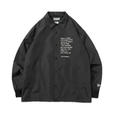 NEW ERA x Yohji Yamamoto SS23 Coach Jacket "Black"