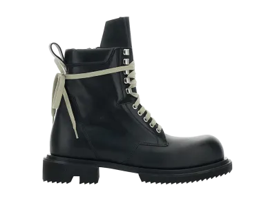 Rick Owens SS26 Low Army Gabe Lace-up Boot "Black"