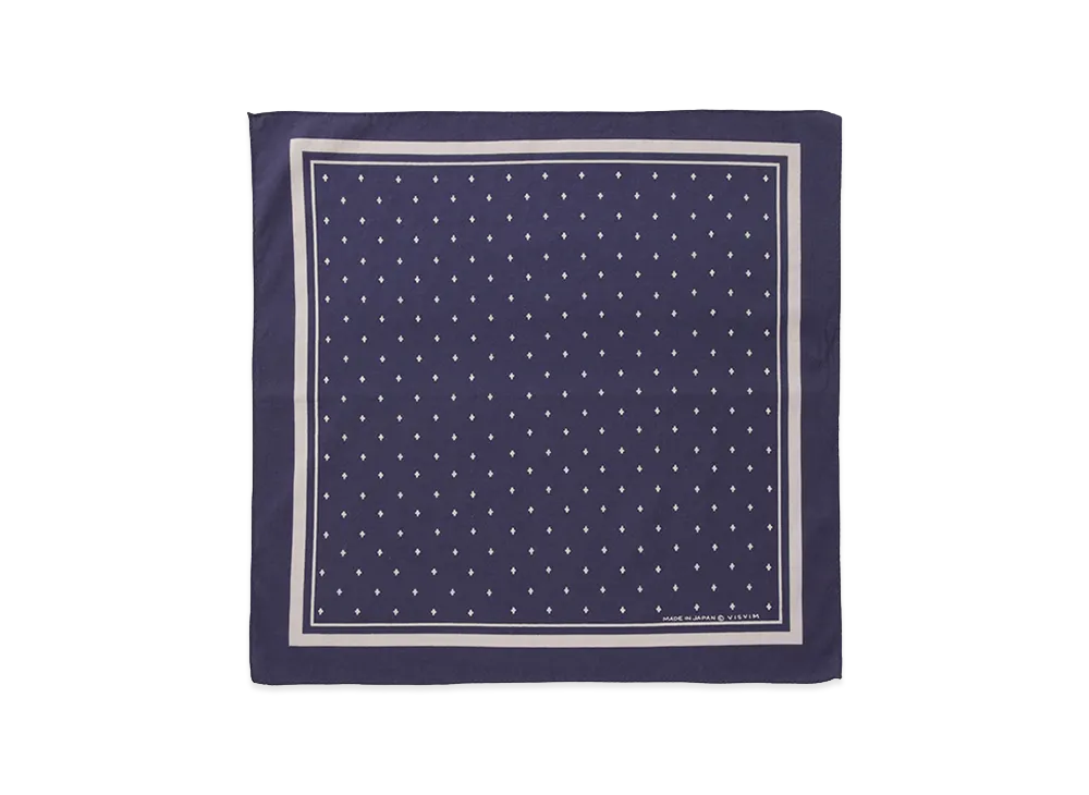 visvim Bandana (C/Sl Chambray) DMGD "Navy"