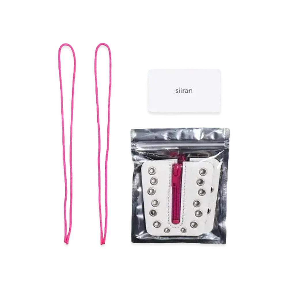 siiran Sneaker Custom Zipper Unit Ice Pink czaf04ip "WHITE/PINK"
