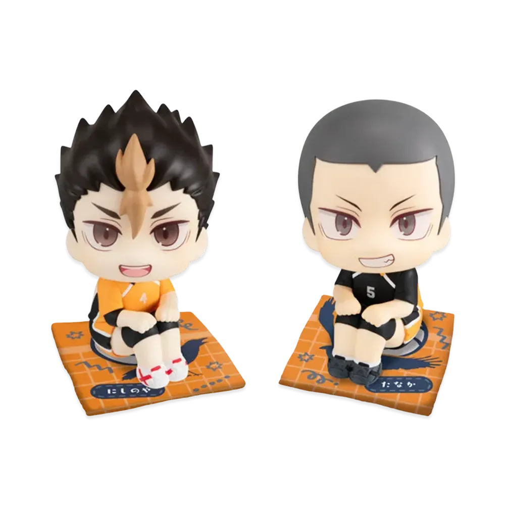 MegaHouse "Lookup" -Haikyu!!- Yu Nishinoya & Ryunosuke Tanaka: Uniform Ver. Limited edition with a crushion