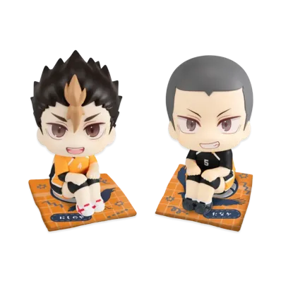 MegaHouse "Lookup" -Haikyu!!- Yu Nishinoya & Ryunosuke Tanaka: Uniform Ver. Limited edition with a crushion