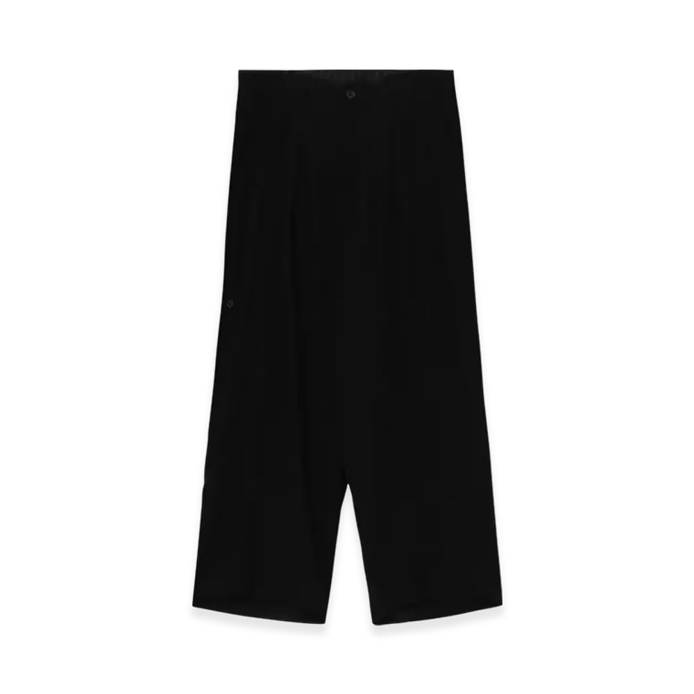 Yohji Yamamoto POUR HOMME 16M Crepe De Chine R Coin Pocket Pants "Black"