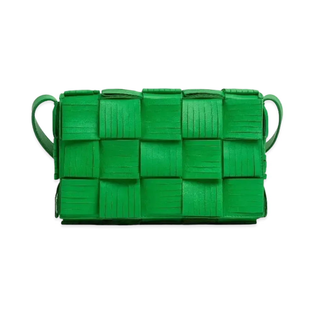 Bottega Veneta Cassette Crossbody Bag "Parakeet"