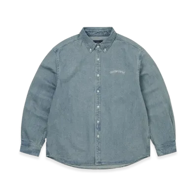 thisisneverthat Washed Denim Shirt "Washed Blue"