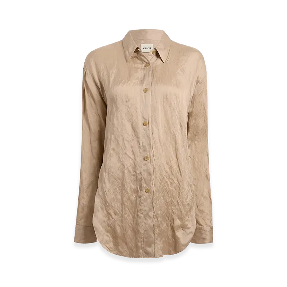 KHAITE Women's Shirts "Beige"