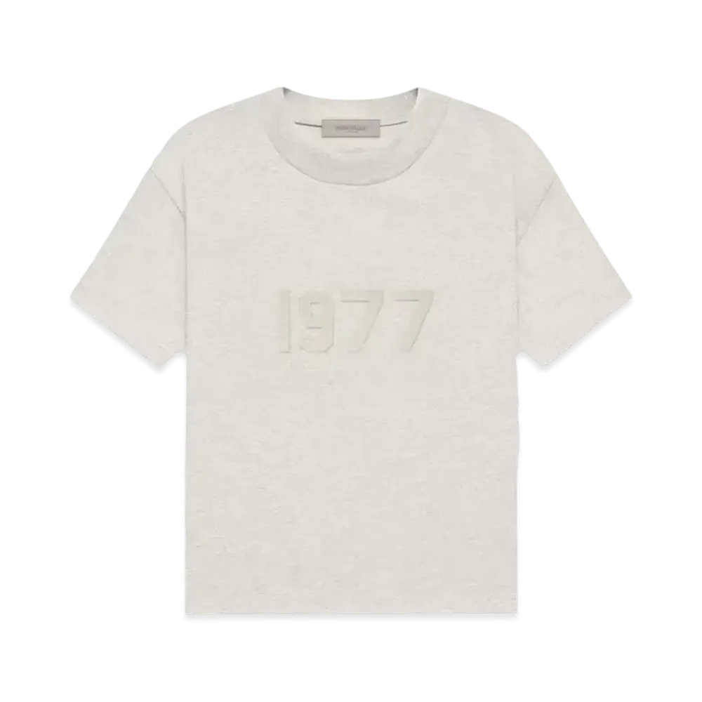 FEAR OF GOD ESSENTIALS WOMEN'S 1977 T-SHIRT "Light Oatmeal"