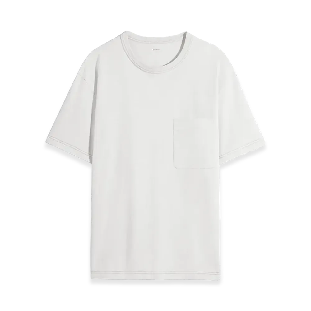 LEMAIRE Jersey Boxy Short Sleeve T-Shirt "Pearl"