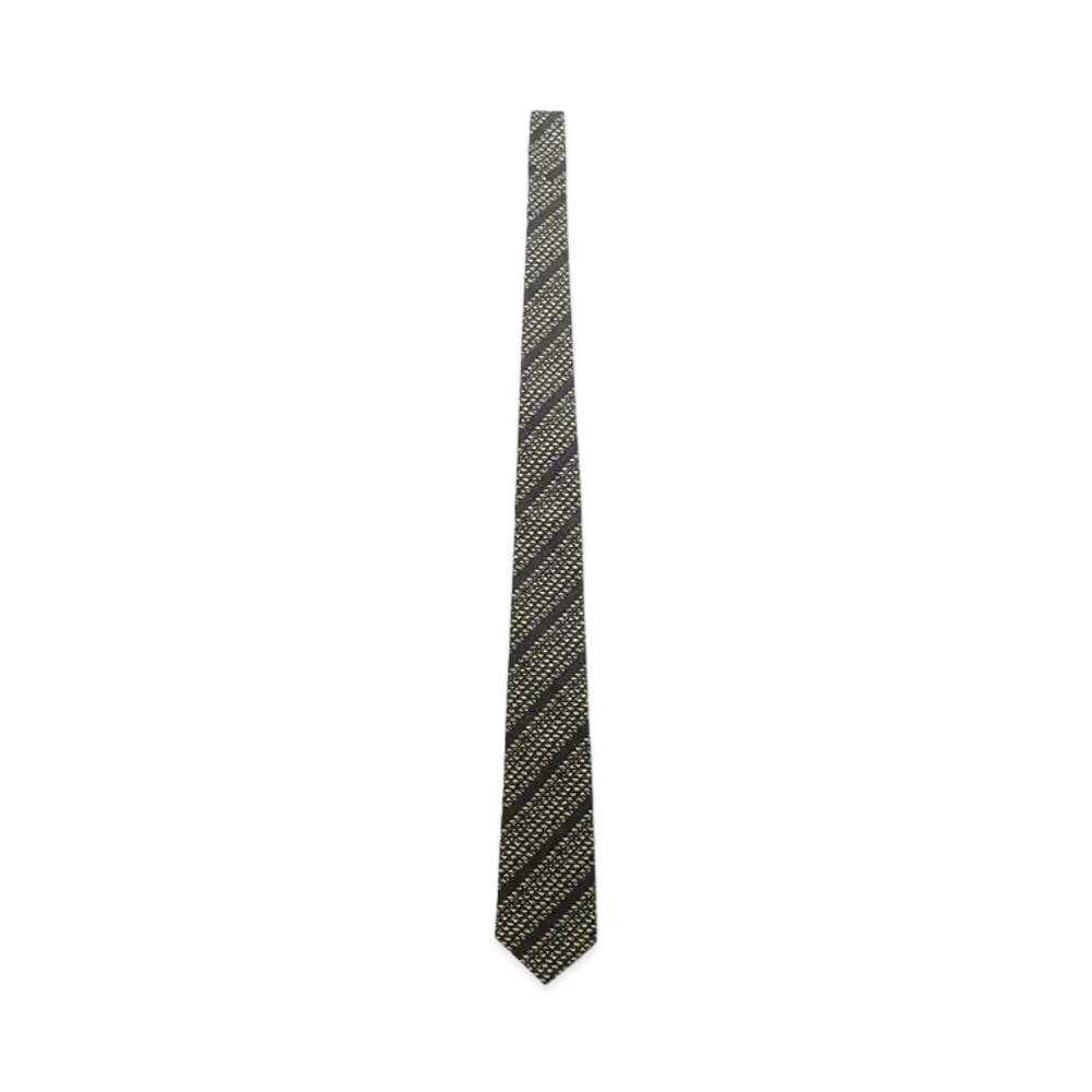 Yohji Yamamoto Pour Homme STRIPE JQ DERBY TIE C "Gray"