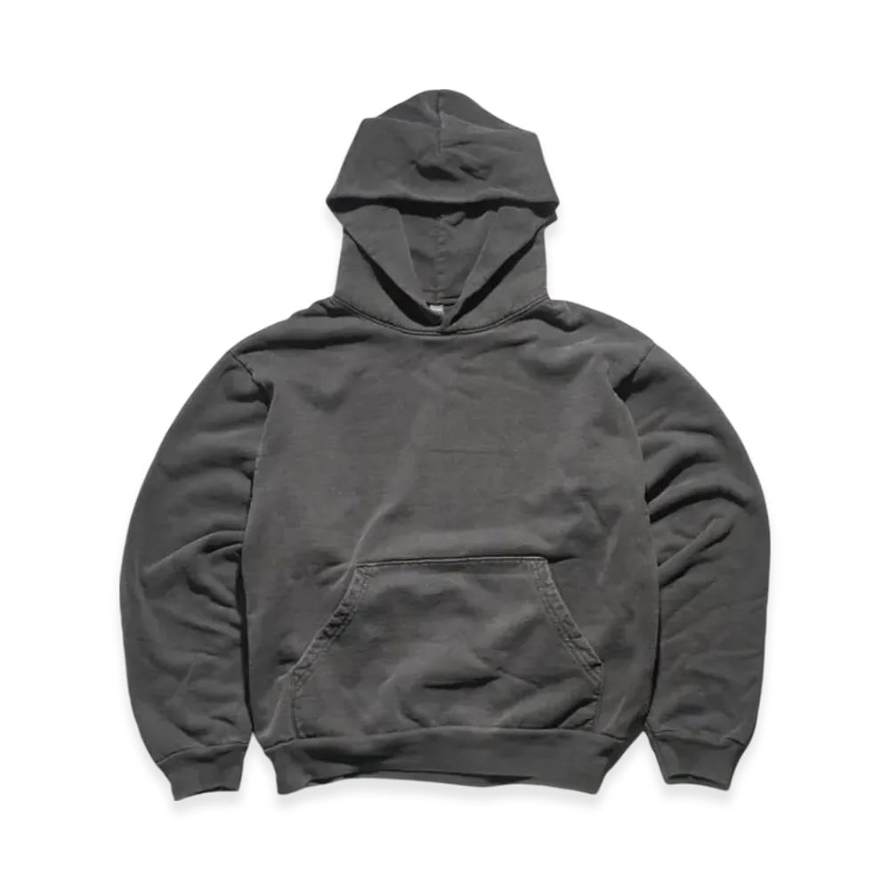 Los Angeles Apparel 14OZ Heavy Fleece Pullover Hooded Sweatshirt Special Order Overdyed "Vintage Black"