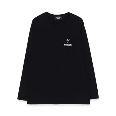 WILDSIDE YOHJI YAMAMOTO Inazuma Long Sleeve T-Shirt "Black"