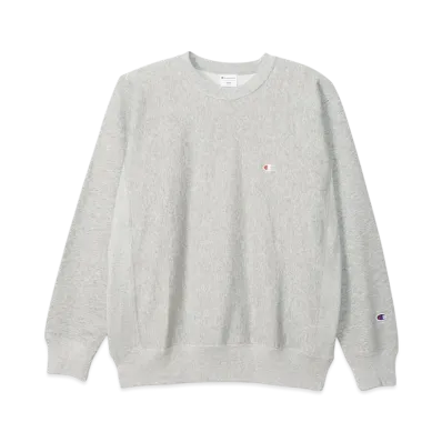 Champion Reverse Weave Crew Neck Sweatshirt 25SS "Oxford Gray"